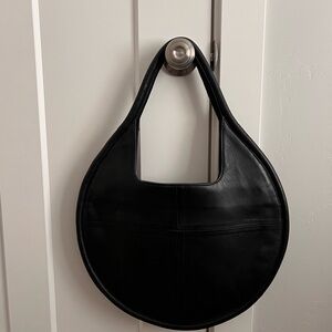 Anthropologie Black Circular Shoulder Bag